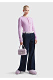 United Colors Of Benetton Kadın / Kız Lila Hırka (Model Kodu: 123A1002D5485 )