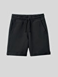 Benetton Erkek Çocuk Şort 6-14 Yaş Siyah