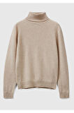 United Colors of Benetton Kadın Bej Kazak Model Kodu: 123A1002D2348