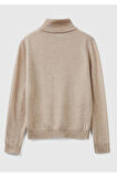 United Colors of Benetton Kadın Bej Kazak Model Kodu: 123A1002D2348