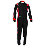 SPARCO THUNDER KARTİNG TULUMU SİYAH KIRMIZI 120  BEDEN