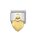 Composable Classic Dekoratif Charm - Charm Semboller - Kalp - (01 Heart) 18K Altın