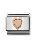 Composable Classic Dekoratif Link - Semboller - Kalp - (03 Heart) 9K Rose Altın