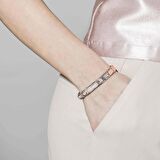 Composable Classic Dekoratif Link - İkili Gravür - Nedime - (08 Bridesmaid) 9K Rose Altın