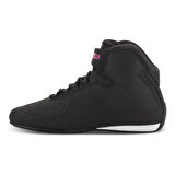 Alpinestars Stella Sektor Korumalı Kadın Motosiklet Botu Siyah  Fuşya