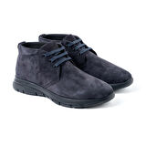 Erkek Bot 19A5 Frau WAXY Desert Boot Blu