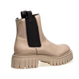 KREM Kadın Bot 86L3 FRAU BEATLES LEATHER RUBBER CR