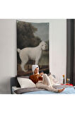 George Stubbs Beyaz Kaniş Duvar Örtüsü-8034