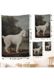 George Stubbs Beyaz Kaniş Duvar Örtüsü-8034