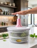 LUDIA 5Lt Geniş Hazneli Salata Kurutucu ve Ergonomik Sebze Soyacağı Set