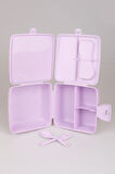 DEKOMUS İLE LİSANSLI HELLO KITTY & BEST FRIENDS KUROMI,MY MELODY 2 KATLI BESLENME KABI/LUNCH BOX 