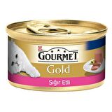 Gourmet Gold Kıyılmış Sığır Etli Konserve Kedi Mam