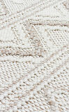 MOTTO İSKANDİNAV HALI MOT 03 WHITE BEIGE 160*230 CM