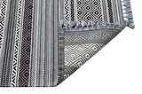İNKA IN 02 WHITE BLACK 120*180 CM 2,16 M2 KAYMAZ TABANLI ANTİBAKTERİYEL KİLİM