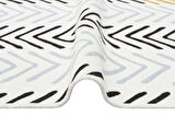 ARYA KİLİM AR 19 WHITE BLACK 120*180 CM 2,16 M2