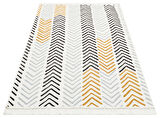 ARYA KİLİM AR 19 WHITE BLACK 120*180 CM 2,16 M2