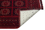 BUHARI AFGAN DESENLİ MAKİNE DOKUMA İNCE HALI BHR 03 RED 160*230 CM