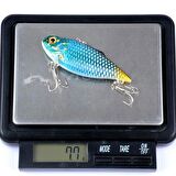 PROFISHER Mavi/Siyah Sert Yapay Balık Yem 6,5 cm 7,7 gr # 8