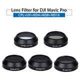DJI Mavic Pro Gimbal Lens Filtre Set ND4-ND8-ND16-UV-CPL/HD 