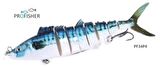 Profisher 8 Eklem 2 Kanca P4 Tuna Sert Sahte Yem 38 gr 18 cm
