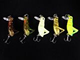 PROFISHER 5 Renk Set 1 Kanca Sahte Yem 3 gr 4 cm Grasshopper
