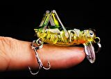 PROFISHER 5 Renk Set 1 Kanca Sahte Yem 3 gr 4 cm Grasshopper