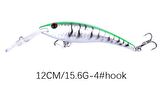 PROFISHER 2 Renk Set 2 Kanca Sahte Balık Yem 15,6 gr 12 cm Long Jaw A