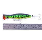 PROFISHER Ton Akya Sert Popper Sahte Yem 43 gr 13 cm Siyah Pembe