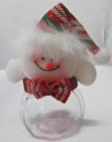 YILBAŞI ŞİŞE NOEL BABA YUVARLAK 6CM X 6CM