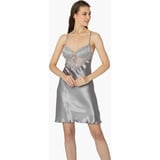 Pierre Cardin 2li Saten Kısa Gecelik Sabahlık 4300 royal