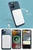 Magsafe Battery Pack Powerbank Iphone Uyumlu Kablosuz Şarj Aleti Şarj Cihazı Magsafe Powerbank