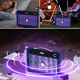 ct stones 4000mAh Şarj Edilebilir Kablosuz 3000V Yüksek Güçlü Elektrikli Sivrisinek Öldürücü Sivrisinek Öldürme Lambası,Sinek Kıran BG-009 2000 mah