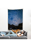 Vincent Van Gogh - Parlak Yıldızlı Gökyüzü Duvar Örtüsü - Brillant Starry Sky-8049