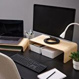 IKEA Vattenkar Laptop / Monitör Standı - Ahşap - 52x26 cm