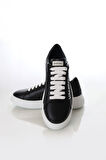 Erkek Rey Lace-Up Bağcıklı Sneakers - Siyah | 41