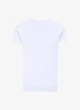 İce Play Bisiklet Yaka Baskılı Beyaz Erkek T-Shirt 24EU1P0F013P400_T-Shirt
