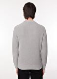 İce Play Bisiklet Yaka Standart Düz Gri Melanj Erkek Kazak 23IU1M0A0139502_MAGLIA GIROCOLLO
