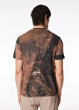 İce Play Bisiklet Yaka Baskılı Çok Renkli Erkek T-Shirt 24EU1M0F01B6324_T-Shirt