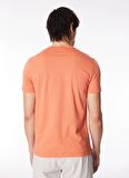 İce Play Bisiklet Yaka Düz Kırmızı Erkek T-Shirt 24EU1M0F01JP400_T-Shirt