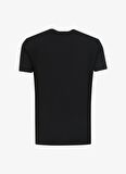 İce Play Bisiklet Yaka Düz Siyah Erkek T-Shirt 24EU1M0F01JP400_T-Shirt