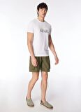 İce Play Düz Yaka Baskılı Beyaz Erkek T-Shirt 24EU1M0F014P400_T-Shirt