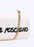 Love Moschino Beyaz Kadın 16x24x6 cm Omuz Çantası JC4254PP0HK1312A