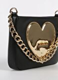 Love Moschino Siyah Kadın 13x14x16 cm Çapraz Çanta JC4227PP1IK2200A