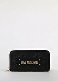 Love Moschino Siyah Kadın 2,5x19x10 cm Cüzdan JC5600PP1ILA0000