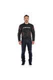 DAINESE CEKET/AIR FRAME D1 TEX BLK WHT FLUO RED