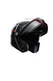 AGV KASK/TOURMOD ULAR MLT FREQUENCY MATT GUN METAL RED