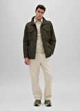 Aspesi Bisiklet Yaka Slim Fit Haki Erkek Kazak Q M192 P542