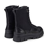Kadın Bot OXW202601 OXS KYLA 2026 MID W LEATHER/NYLON Black