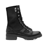 Kadın Çizme OXW002300 OXS FRANK 0023 MID D NYLON/LEATHER Black