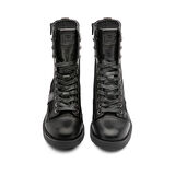 Kadın Çizme OXW002300 OXS FRANK 0023 MID D NYLON/LEATHER Black